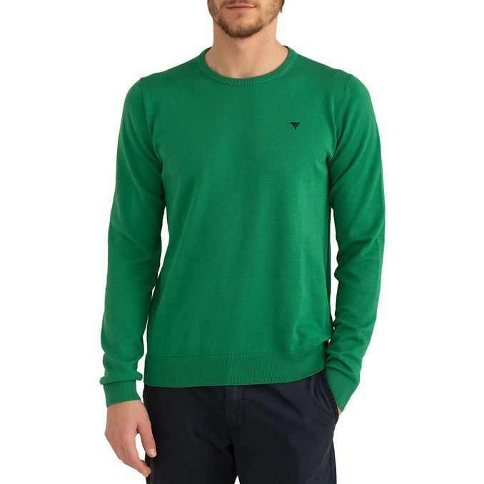 COTTON KNIT Man Green 