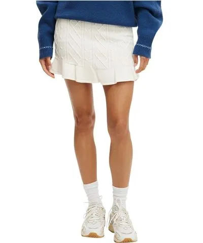 Cotton On Women's Knit Flippy Skirt