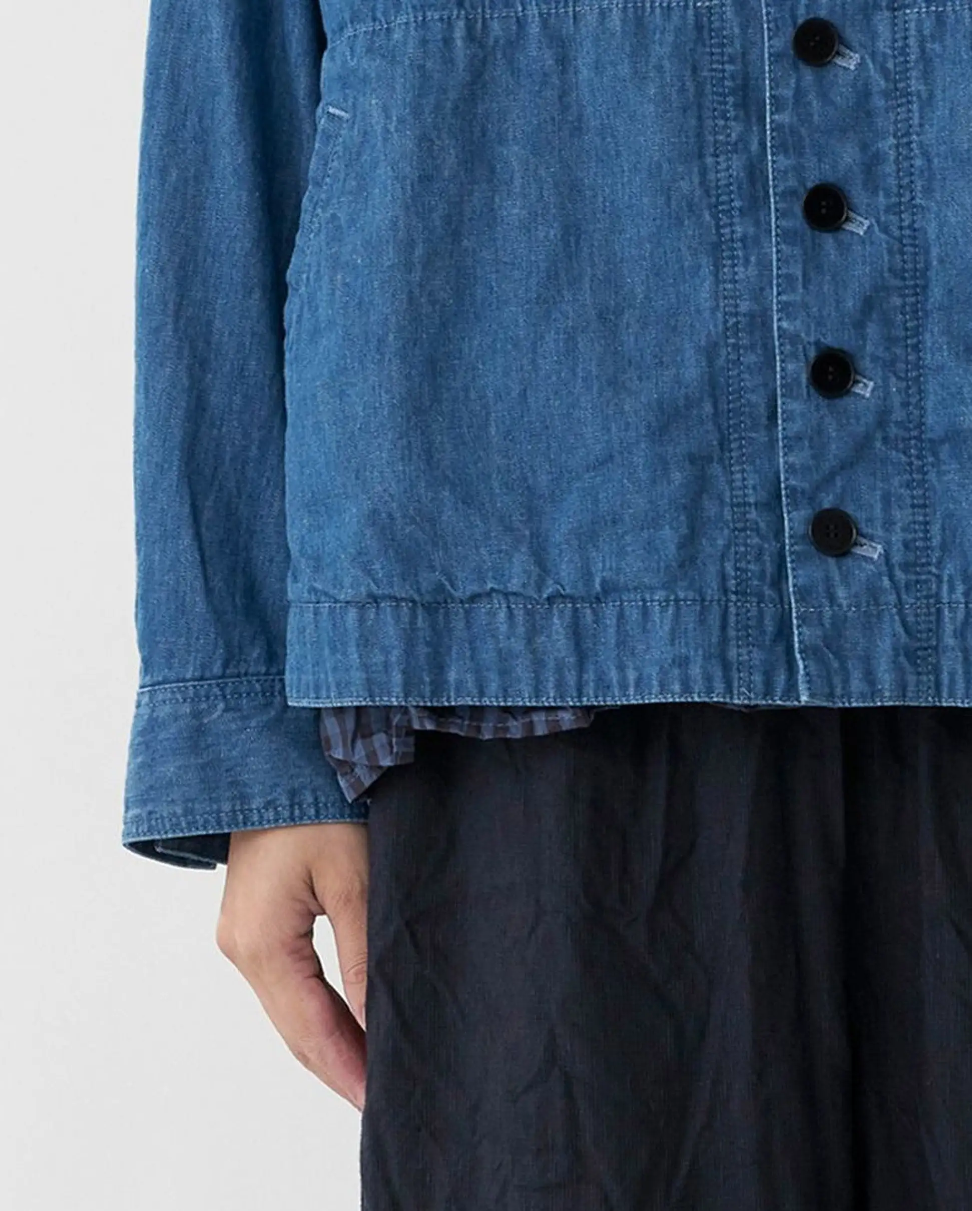 COVERALL DENIM JACKET / BLUE