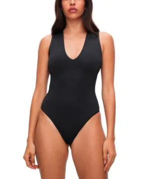 Deep V Neck Bodysuit