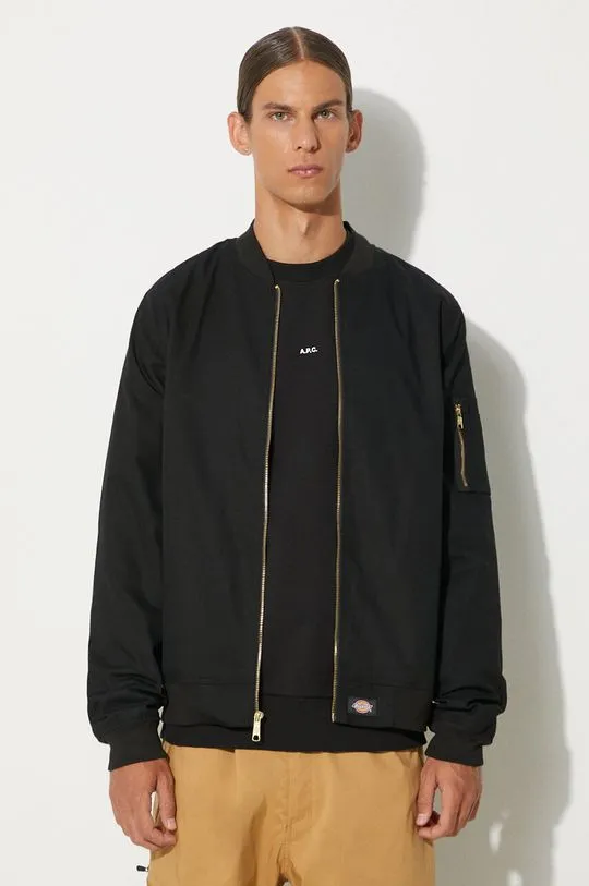 Dickies bomber jacket men’s black color