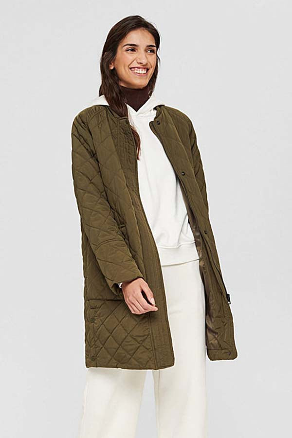 Esprit Diamond Quilted Coat