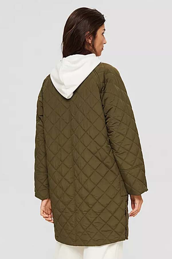 Esprit Diamond Quilted Coat