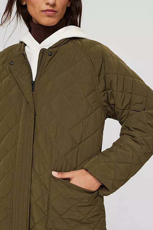 Esprit Diamond Quilted Coat