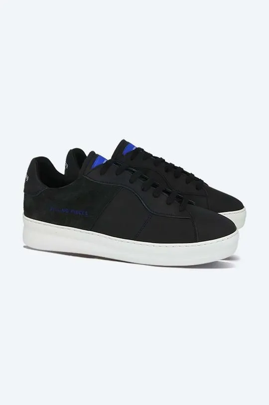 Filling Pieces leather sneakers Low Plain Court 683 Organic black color 42227272006