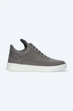 Filling Pieces suede sneakers Low Top Ripple Nubuck gray color 25122842002