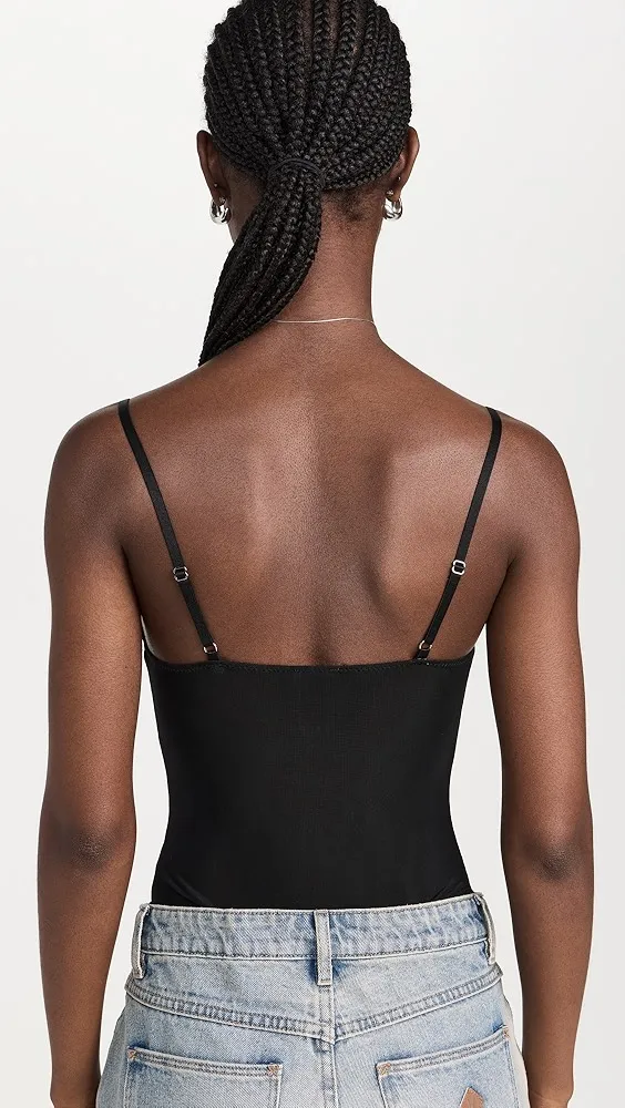 Free People   Night Rhythm Corset Thong Bodysuit 