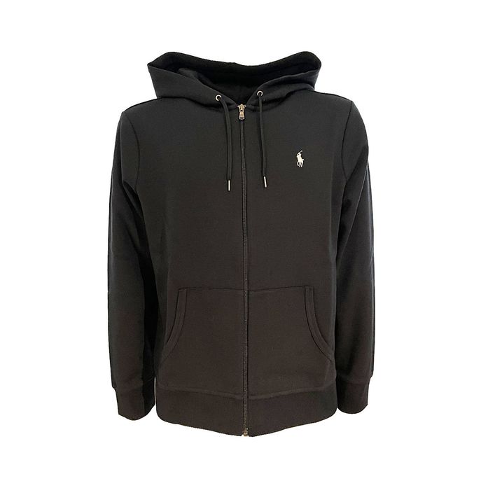 FULLZIP HOODIE IN TECHNICAL FABRIC Man Black