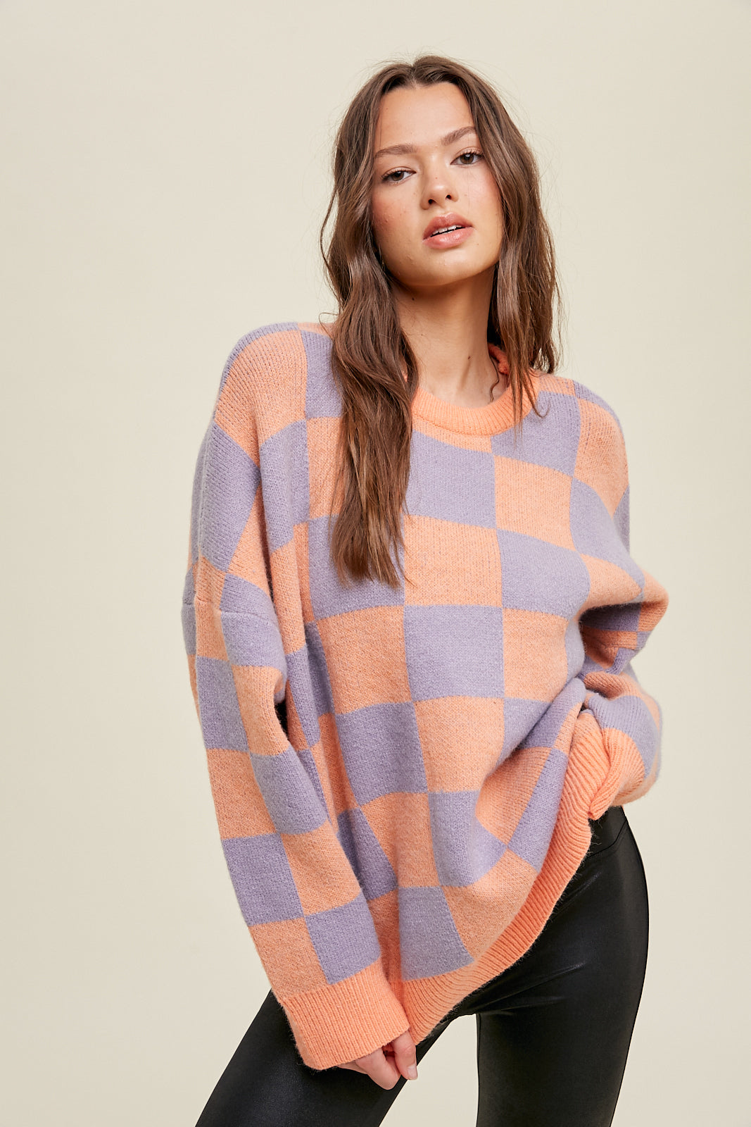 Funky Check Sweater