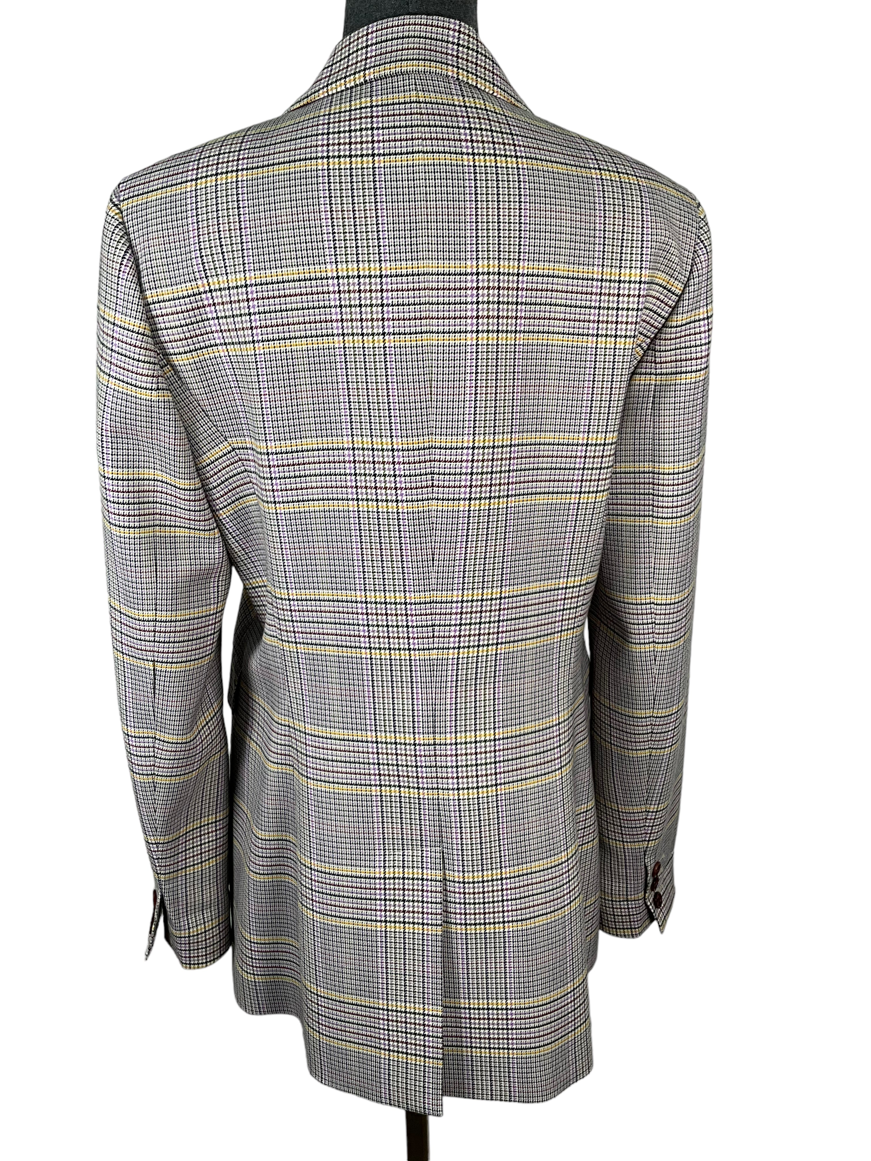 Gabriela Hearst Wool Check Blazer Size M