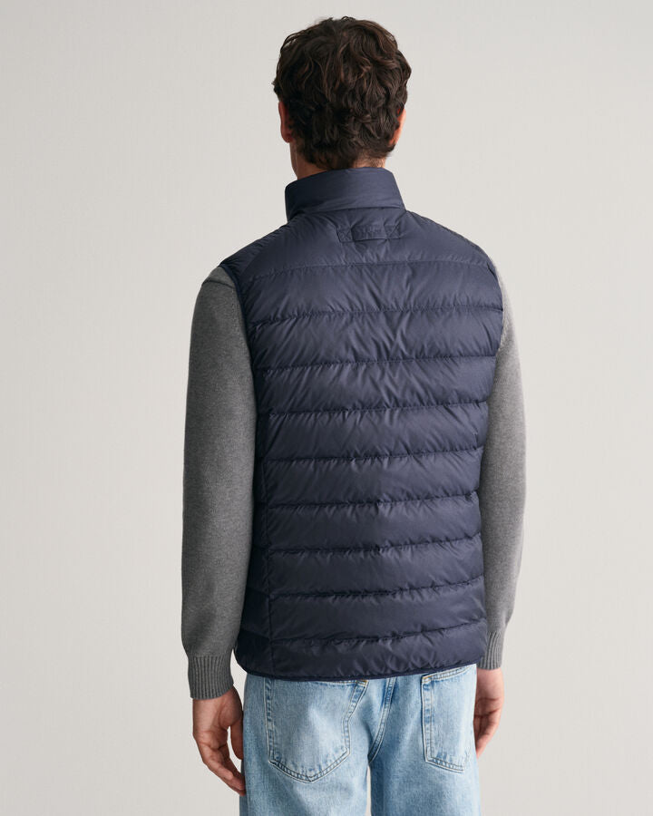 Gant 343190 Mens Light Down Gilet Navy