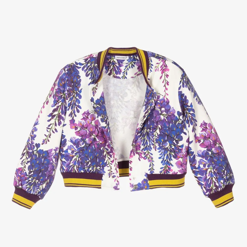 Girls Wisteria Bomber Jacket