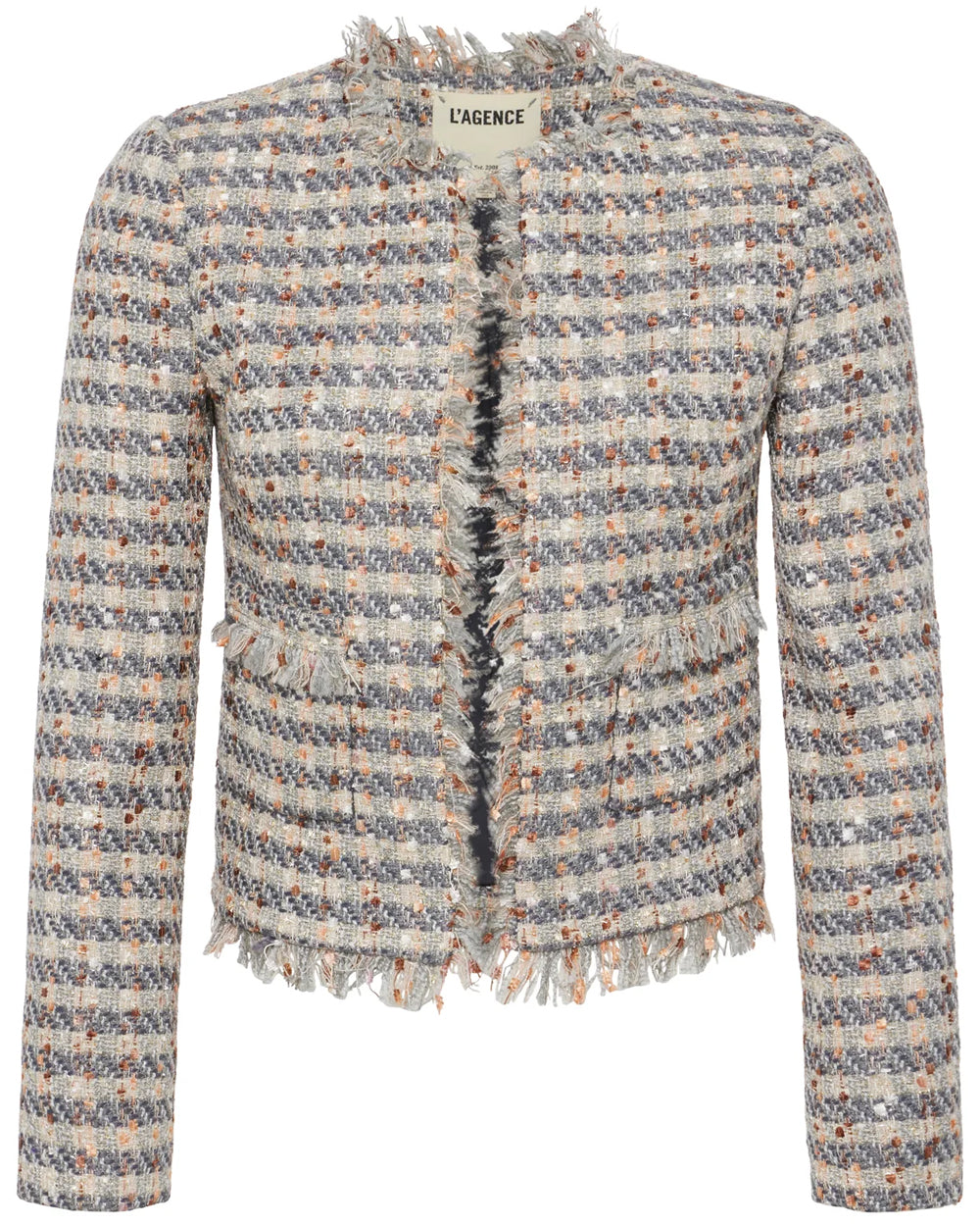 Grey and Ecru Tweed Angelina Jacket