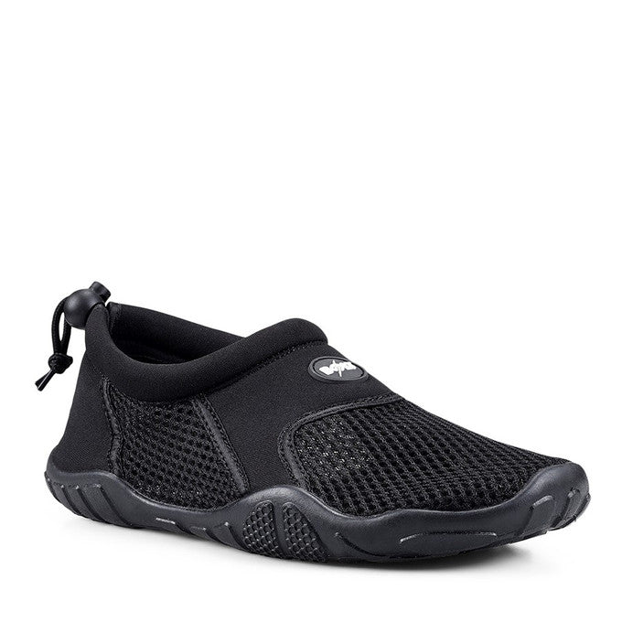 Grosby Mens Wave Black Athletic Reef Slip On Shoes