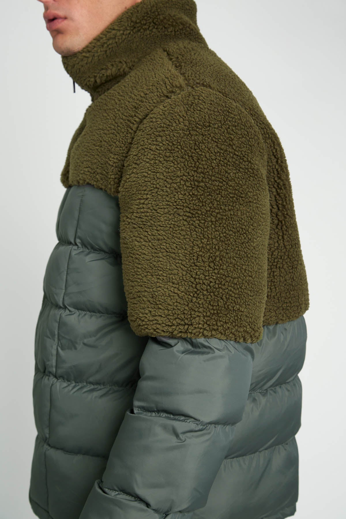 HIGGINS SHERPA TRIM PUFFER JACKET