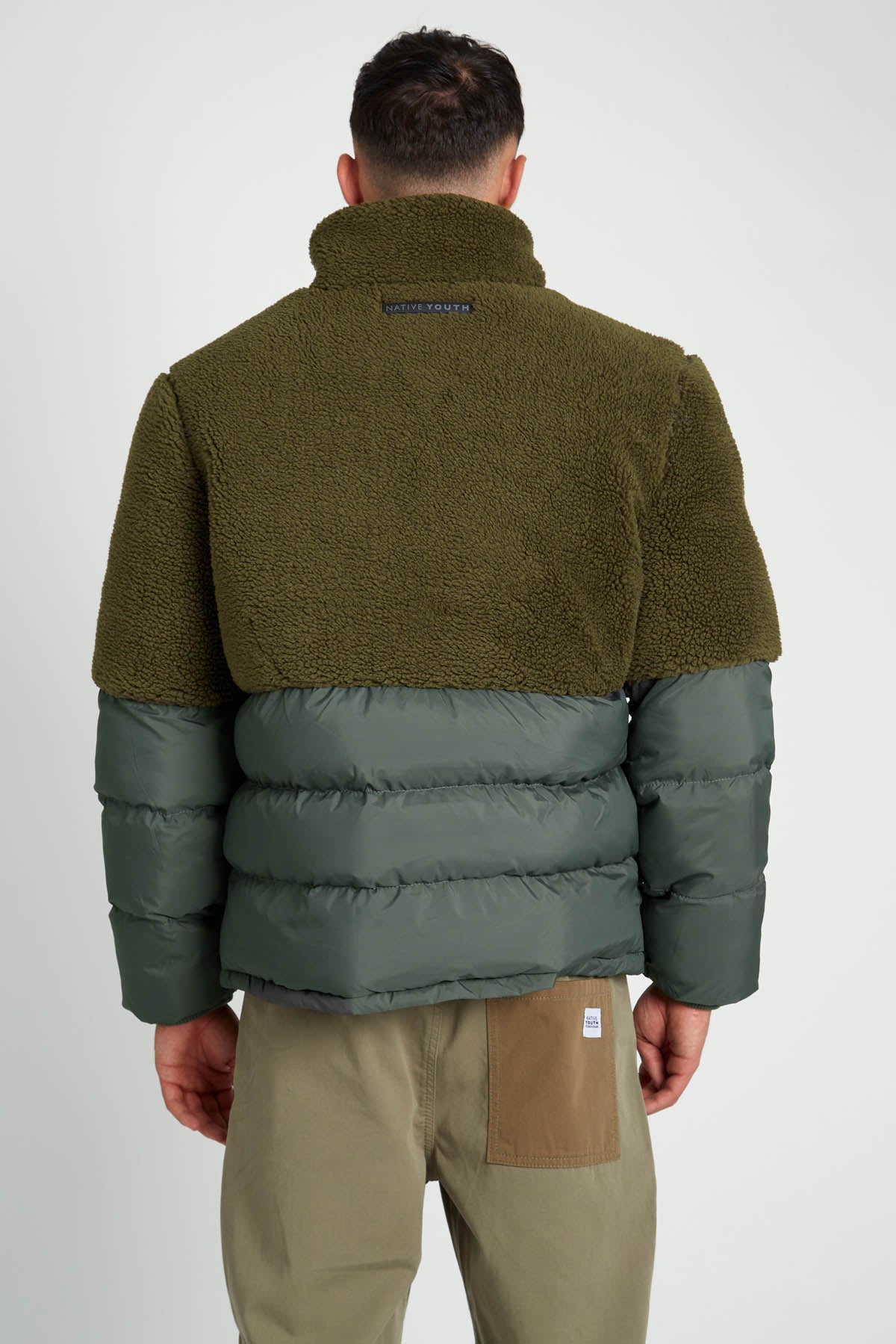 HIGGINS SHERPA TRIM PUFFER JACKET