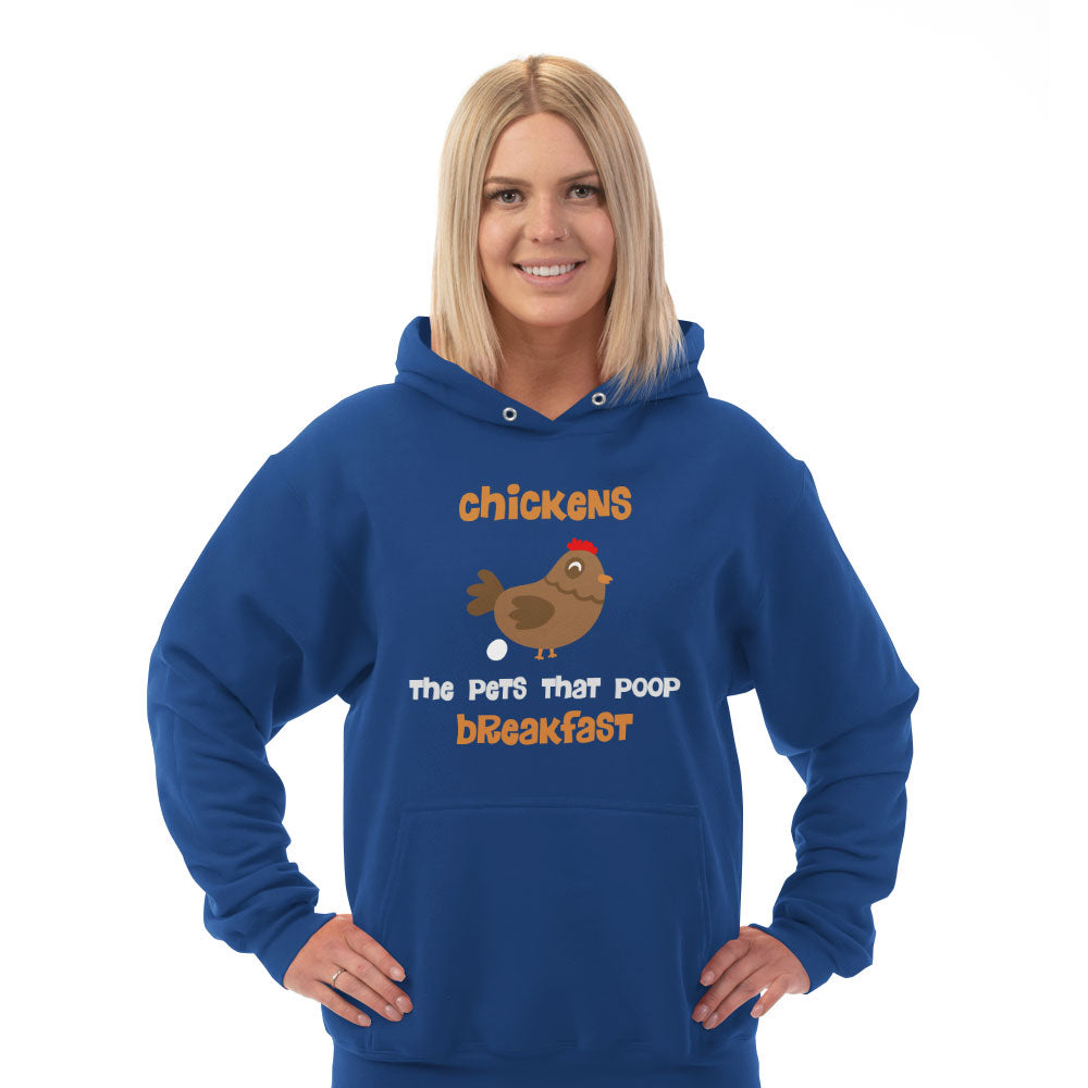 Hoodie Chickens The Pet That Poop Breakfast