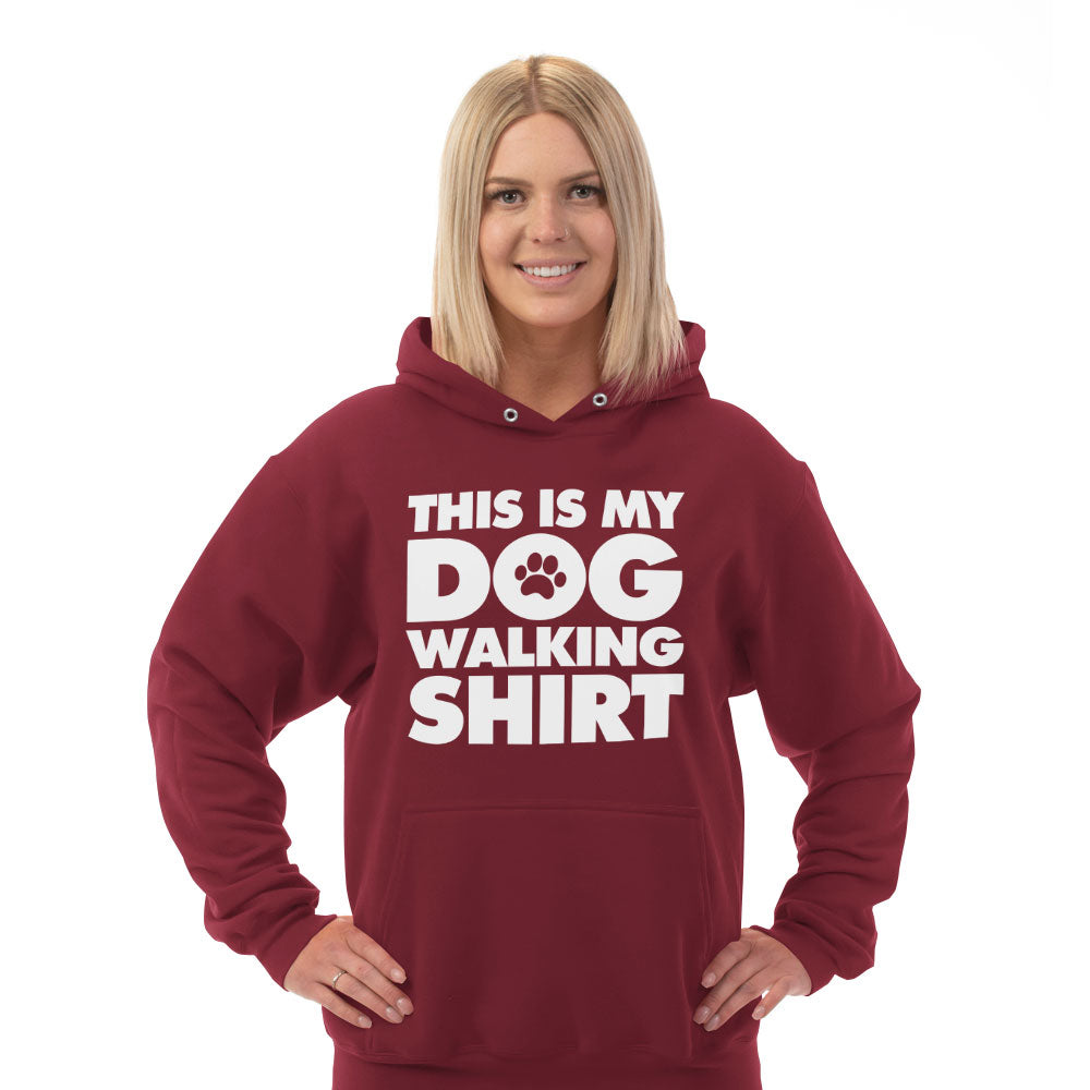 Hoodie Dog Walking Shirt