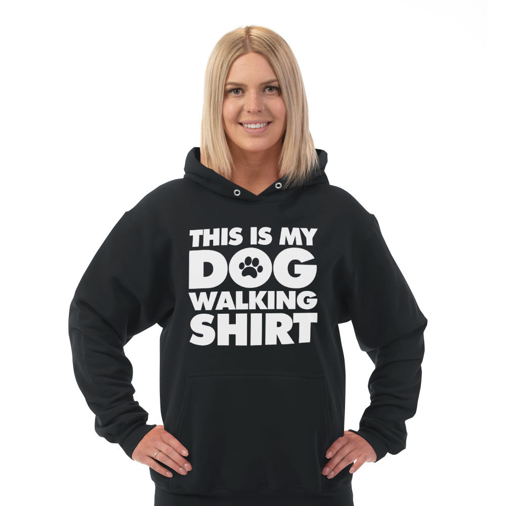 Hoodie Dog Walking Shirt