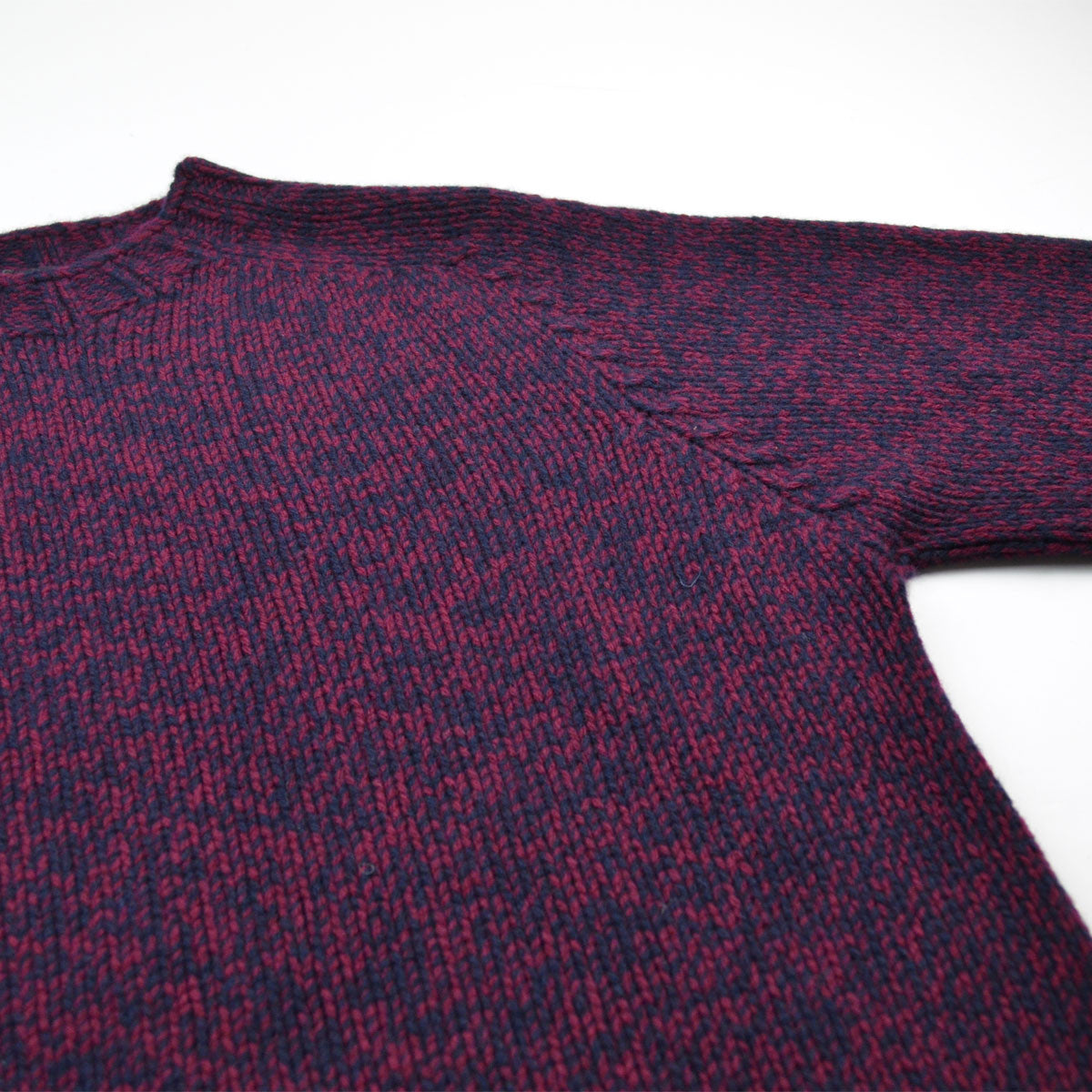 Howlin' - Barabas Wool Sweater - Navy / Bordeaux