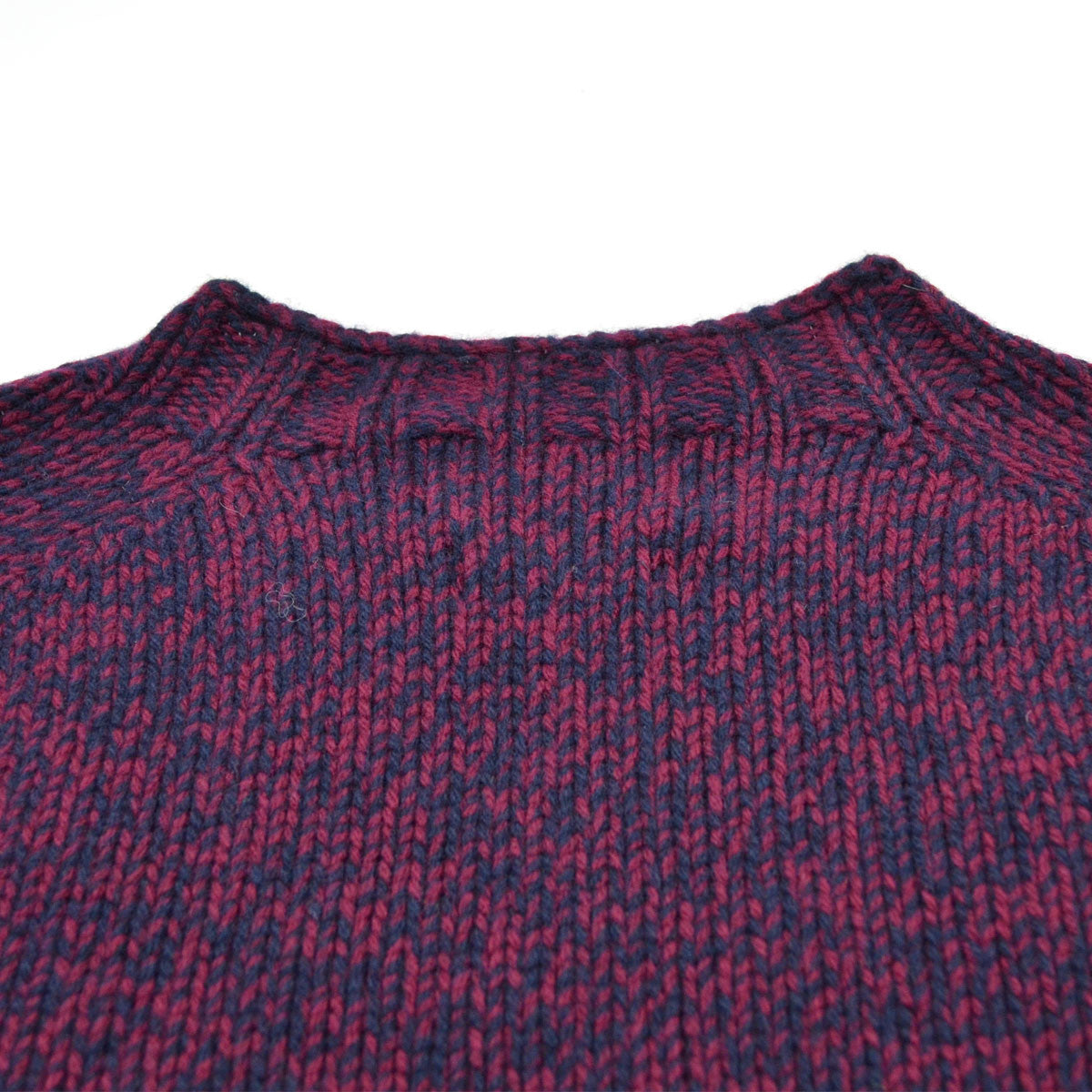 Howlin' - Barabas Wool Sweater - Navy / Bordeaux