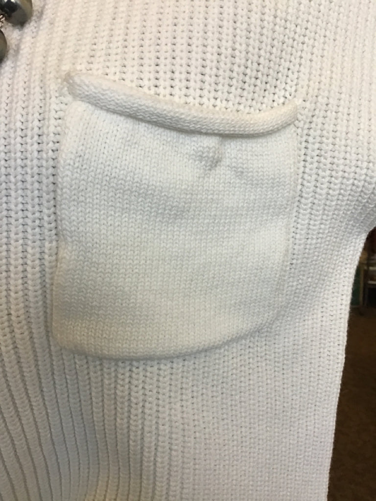 Ivory Ribbed Tank Sweater - SML