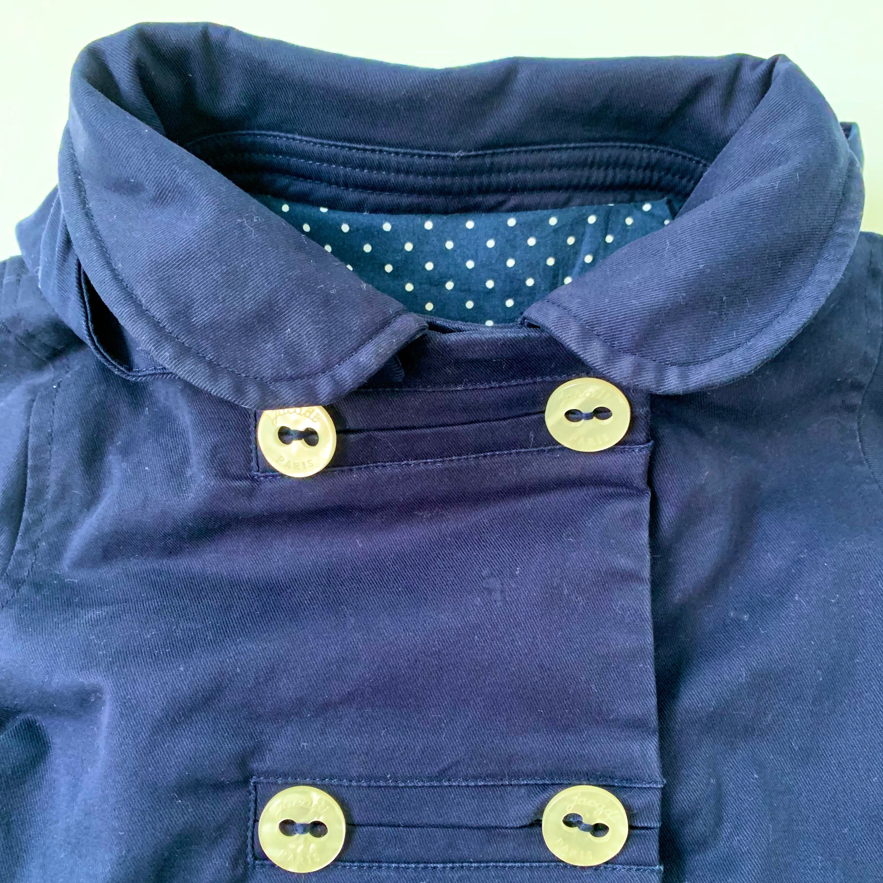 Jacadi Navy Cotton Coat: 23 Months