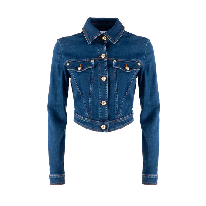 JACKET SAILOR Woman Dark Blue Washed 