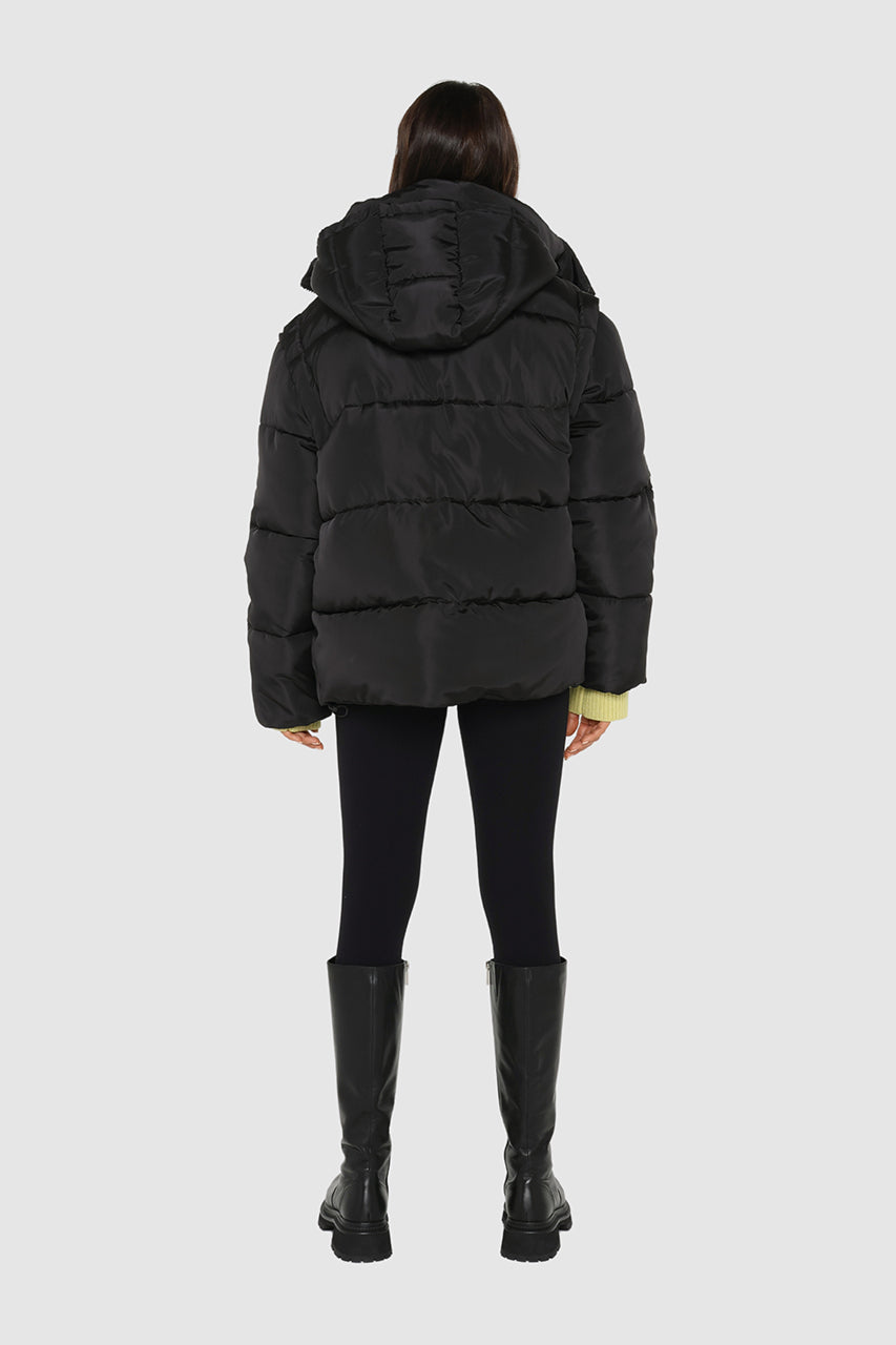 Jasper 3 in 1 Puffer | Black