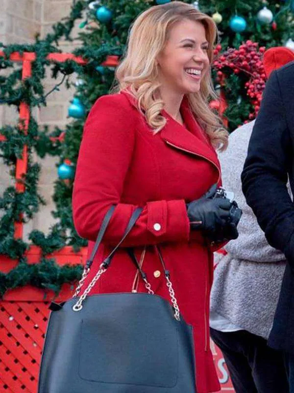 Jodie Sweetin Entertaining Christmas Coat - New American Jackets