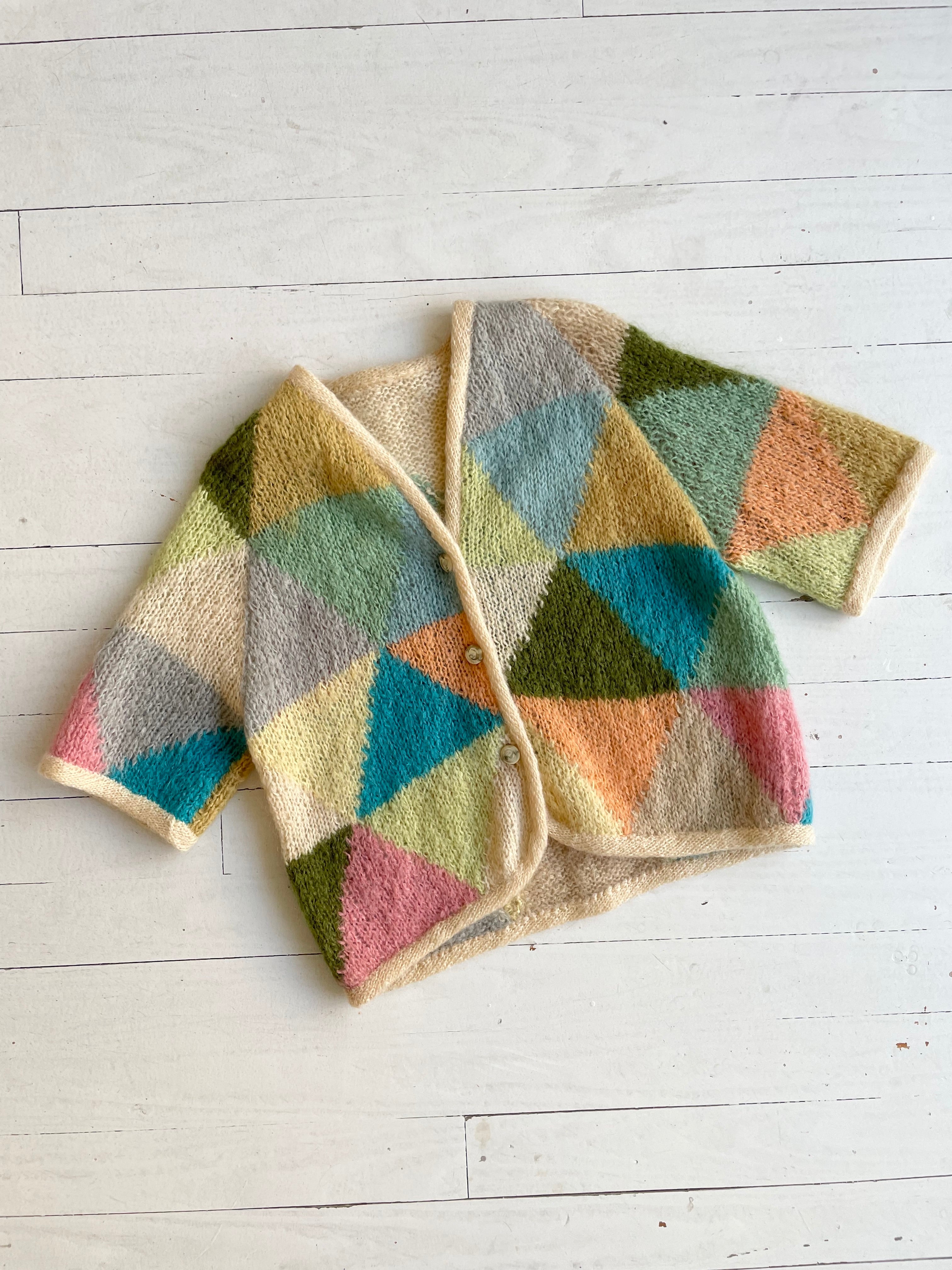 Kaleidoscope Mohair Cardigan