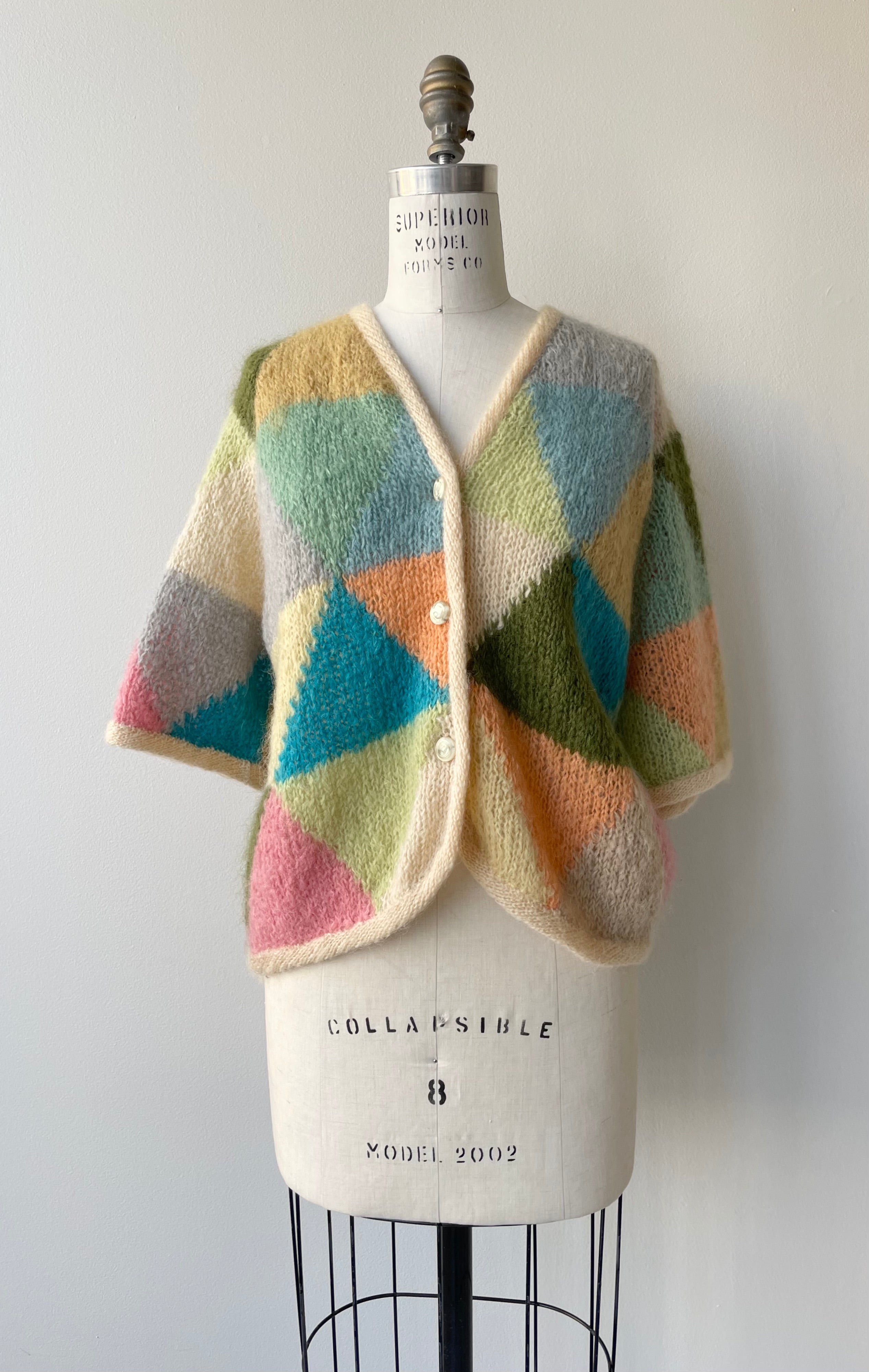 Kaleidoscope Mohair Cardigan