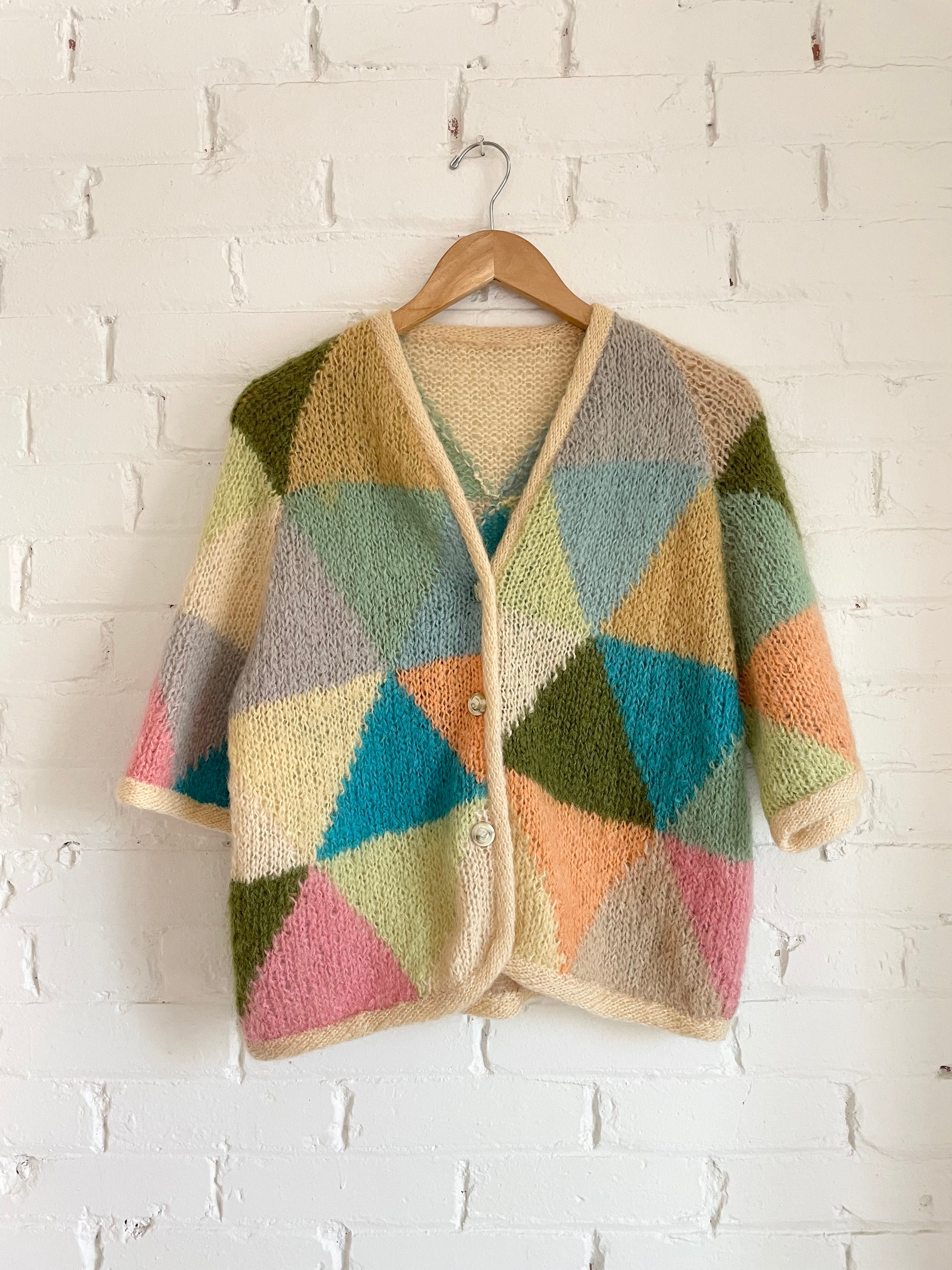 Kaleidoscope Mohair Cardigan