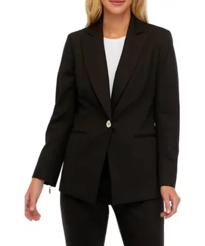 Kasper Women's Petite Notch Lapel Blazer