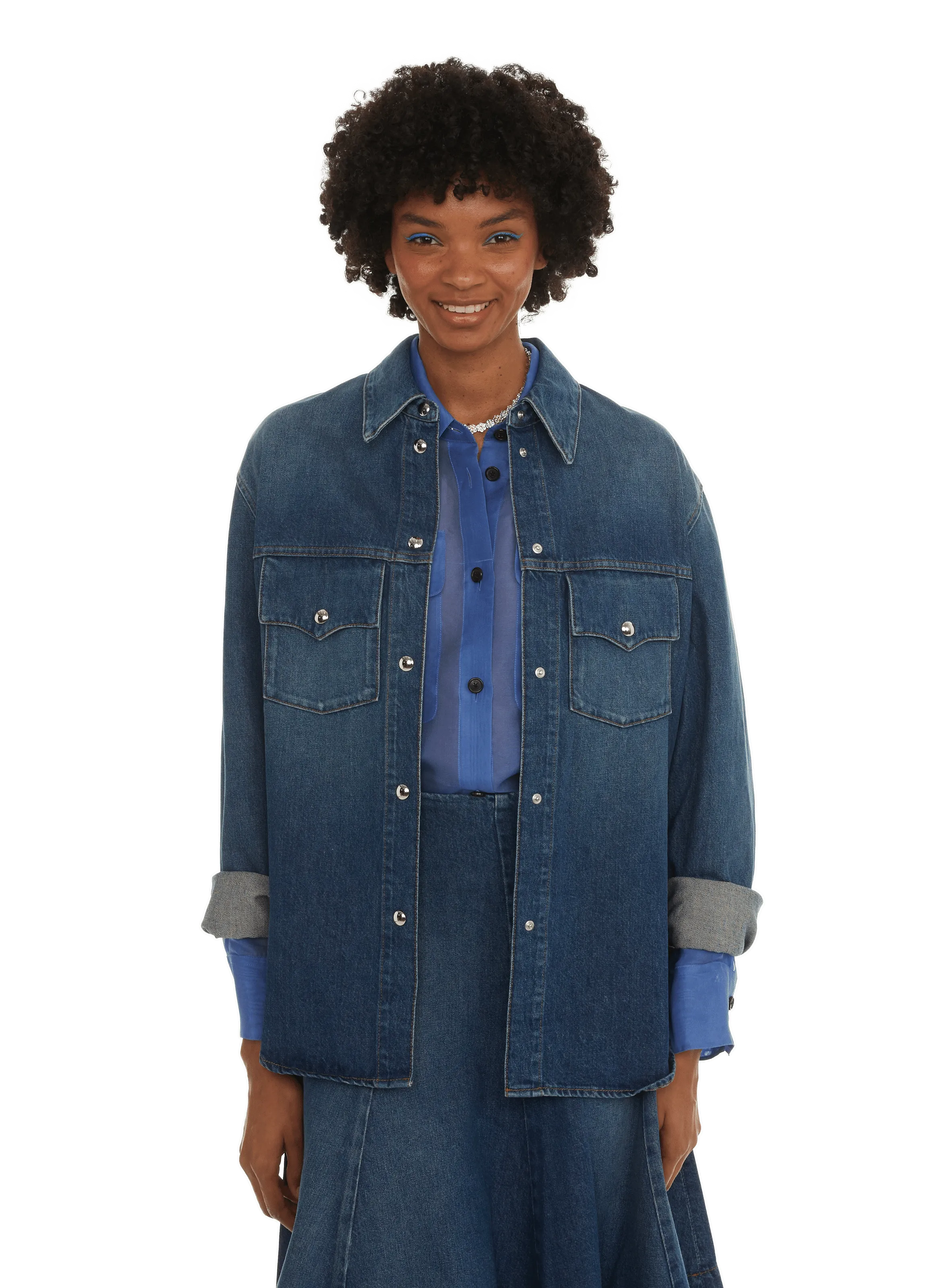 KHAITE  Denim jacket  - Blue