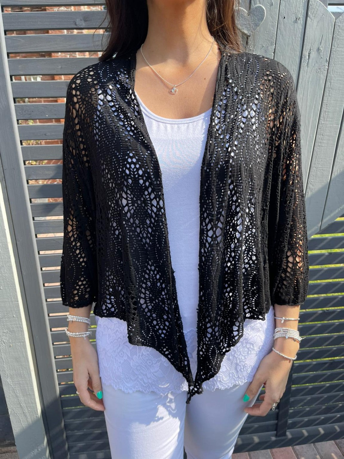 Lace Shrug Cover Up