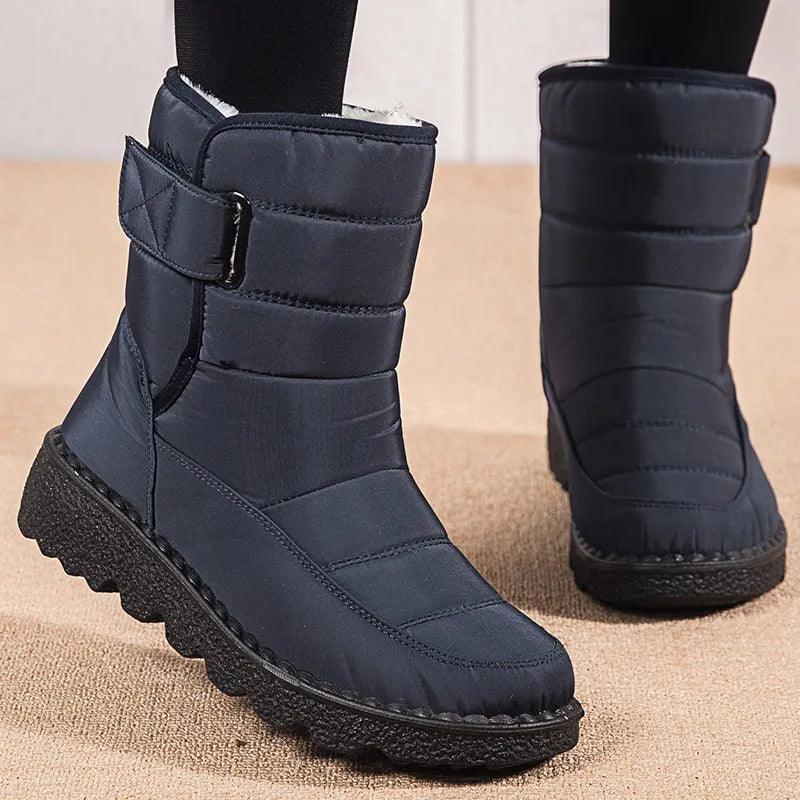 Ladies Slip-On Waterproof Winter Boots