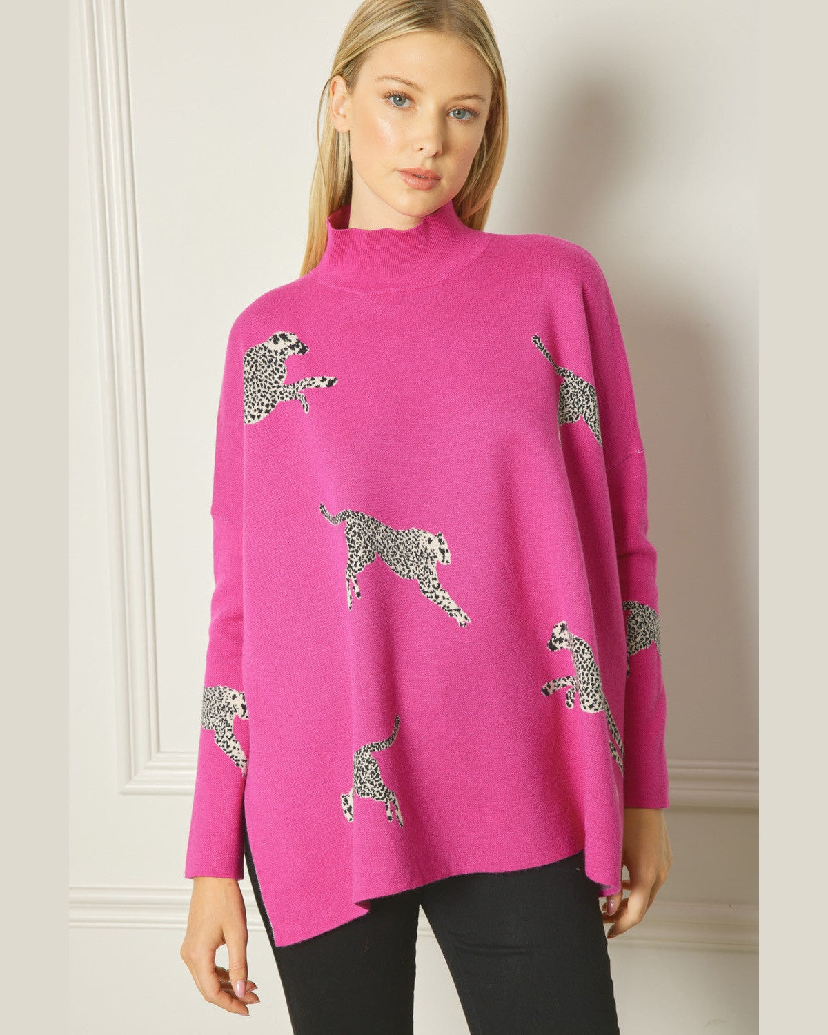 Leaping Cheetah Sweater