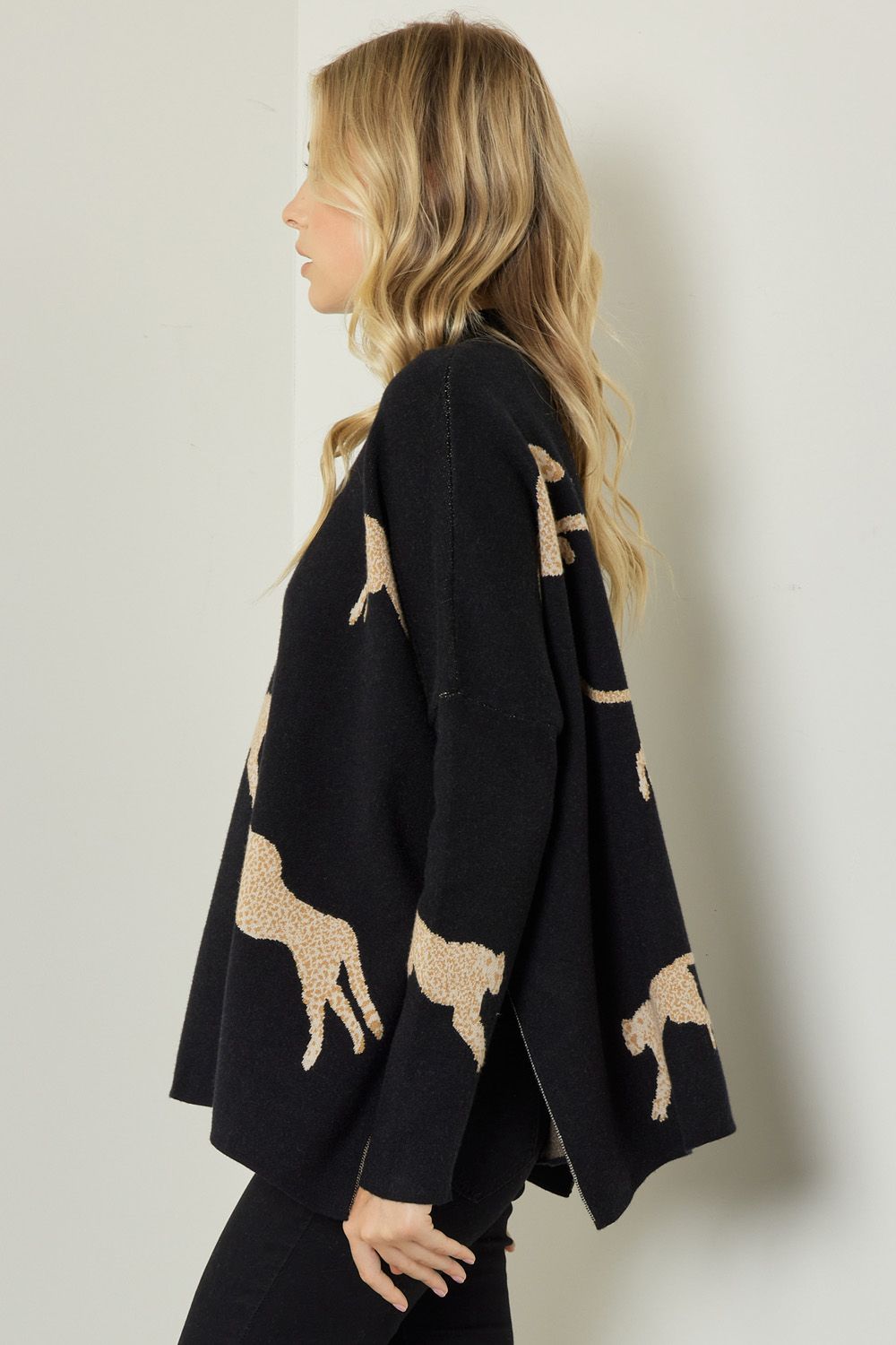 Leaping Cheetah Sweater