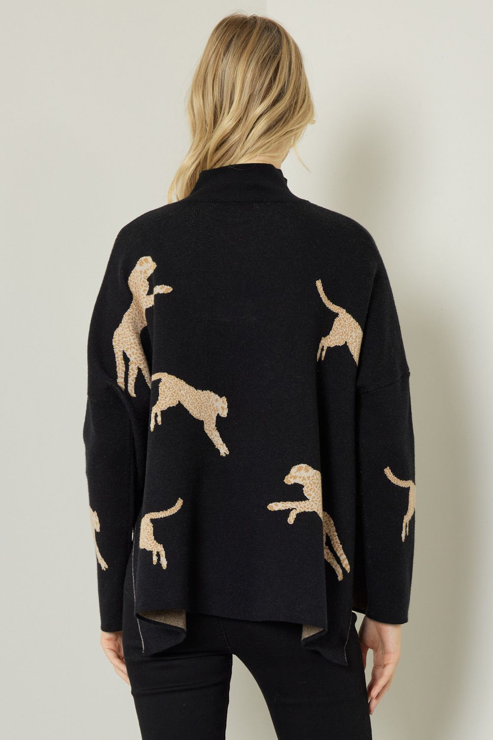 Leaping Cheetah Sweater