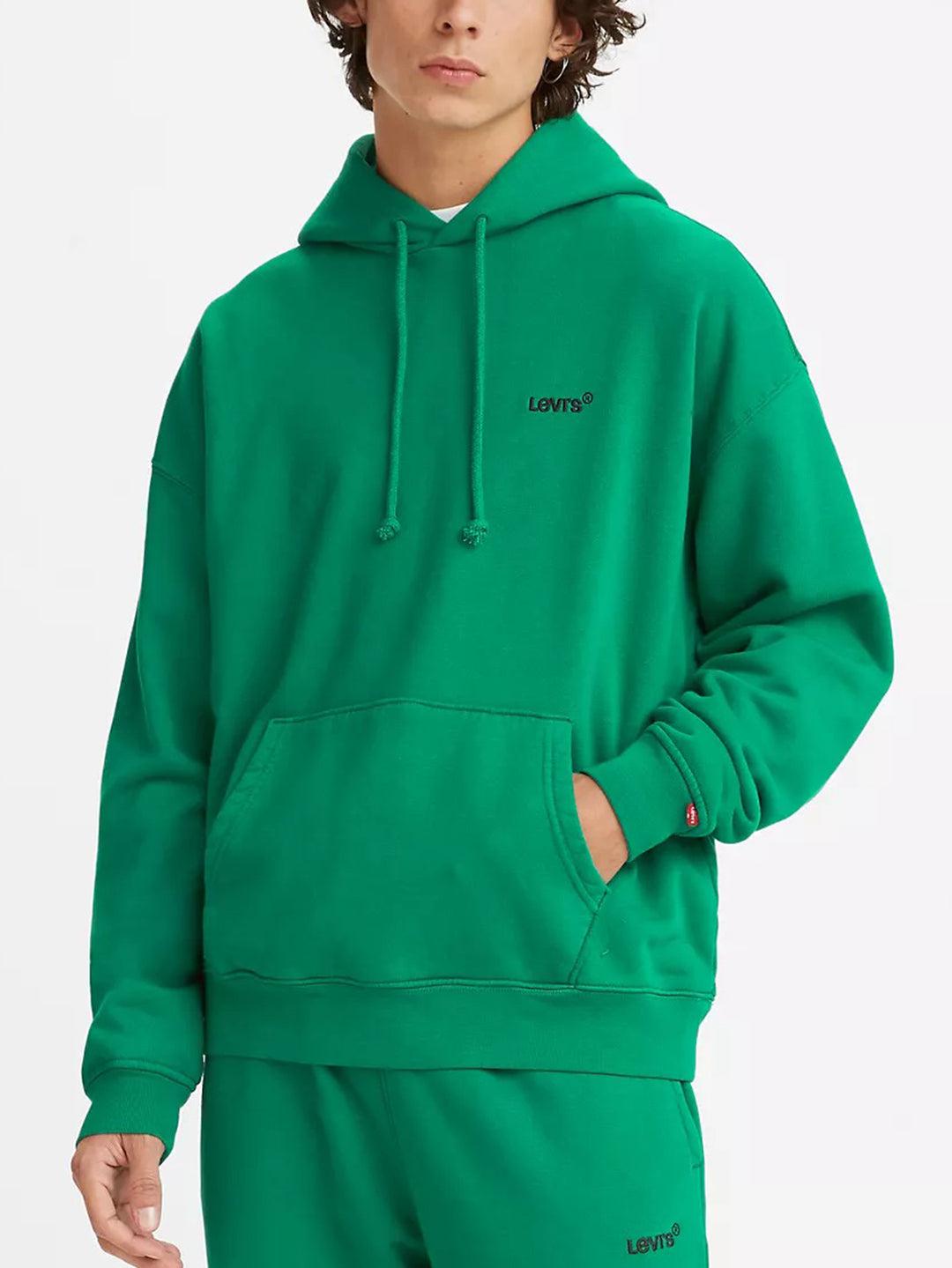 Levi's Red Tab Sweats Hoodie in Pepper Green