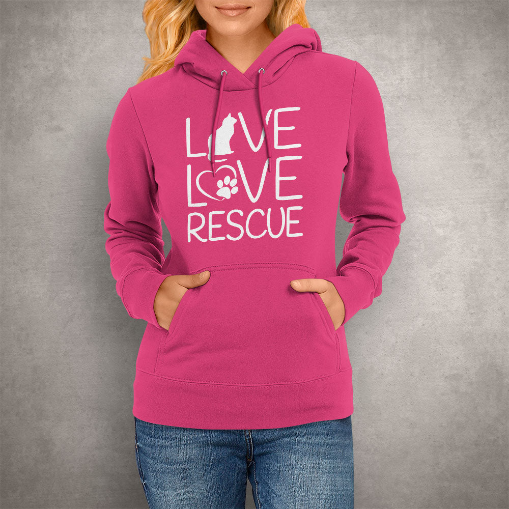 Live Love Rescue Cat Hoodie