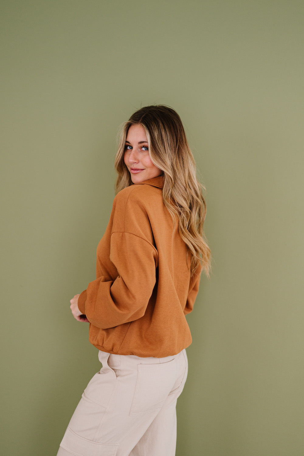 London Sweater in Camel