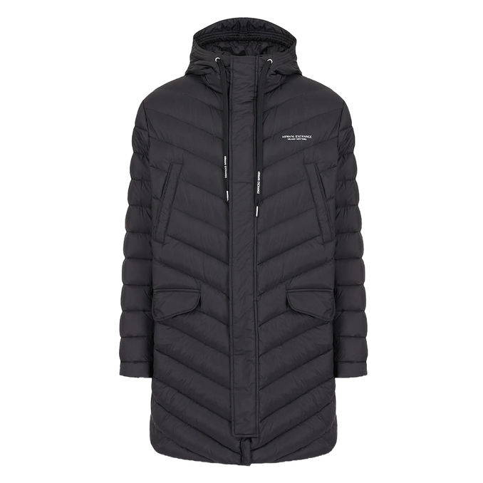 LONG DOWN JACKET Man Black 