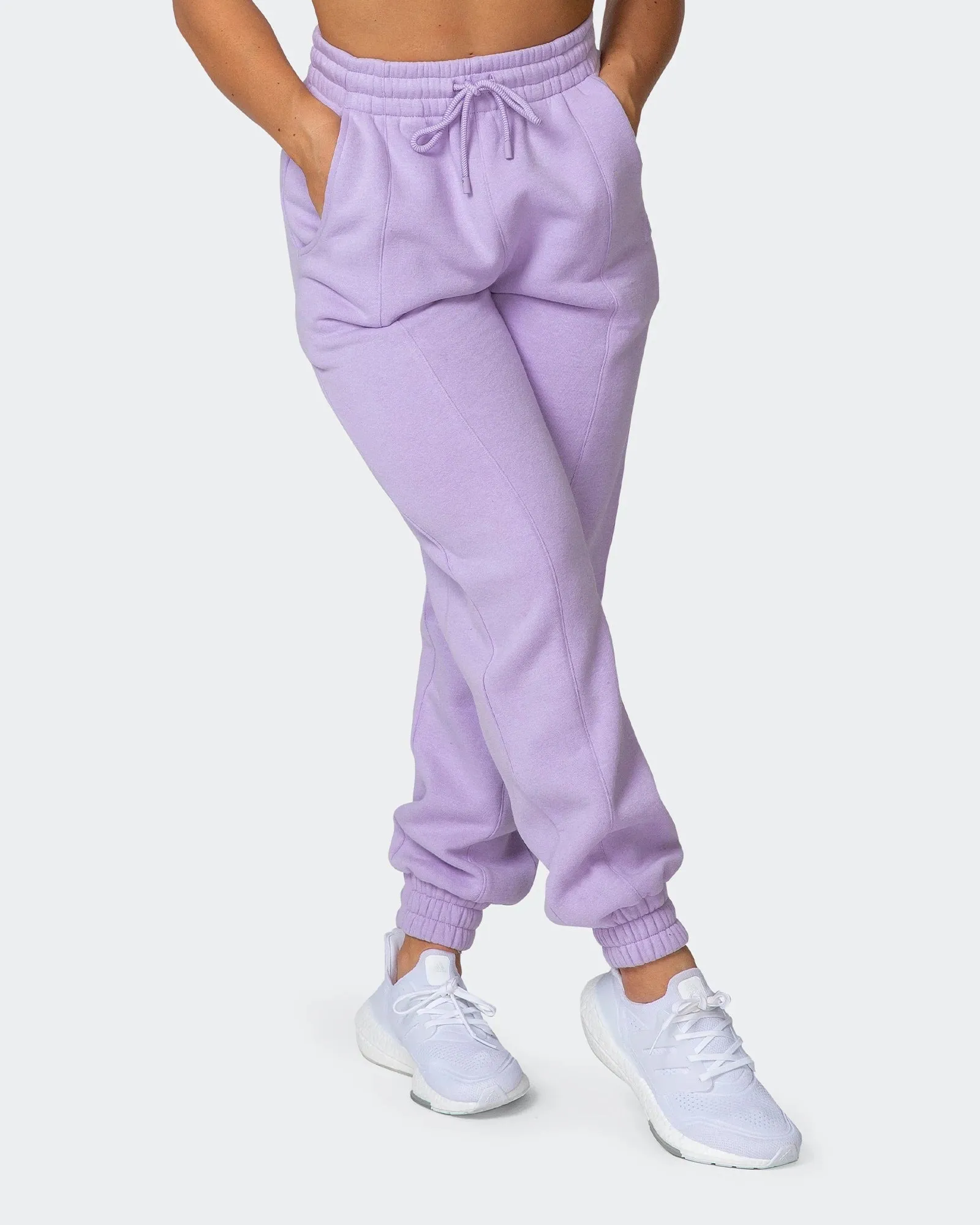 Lounge Trackpants - Lilac