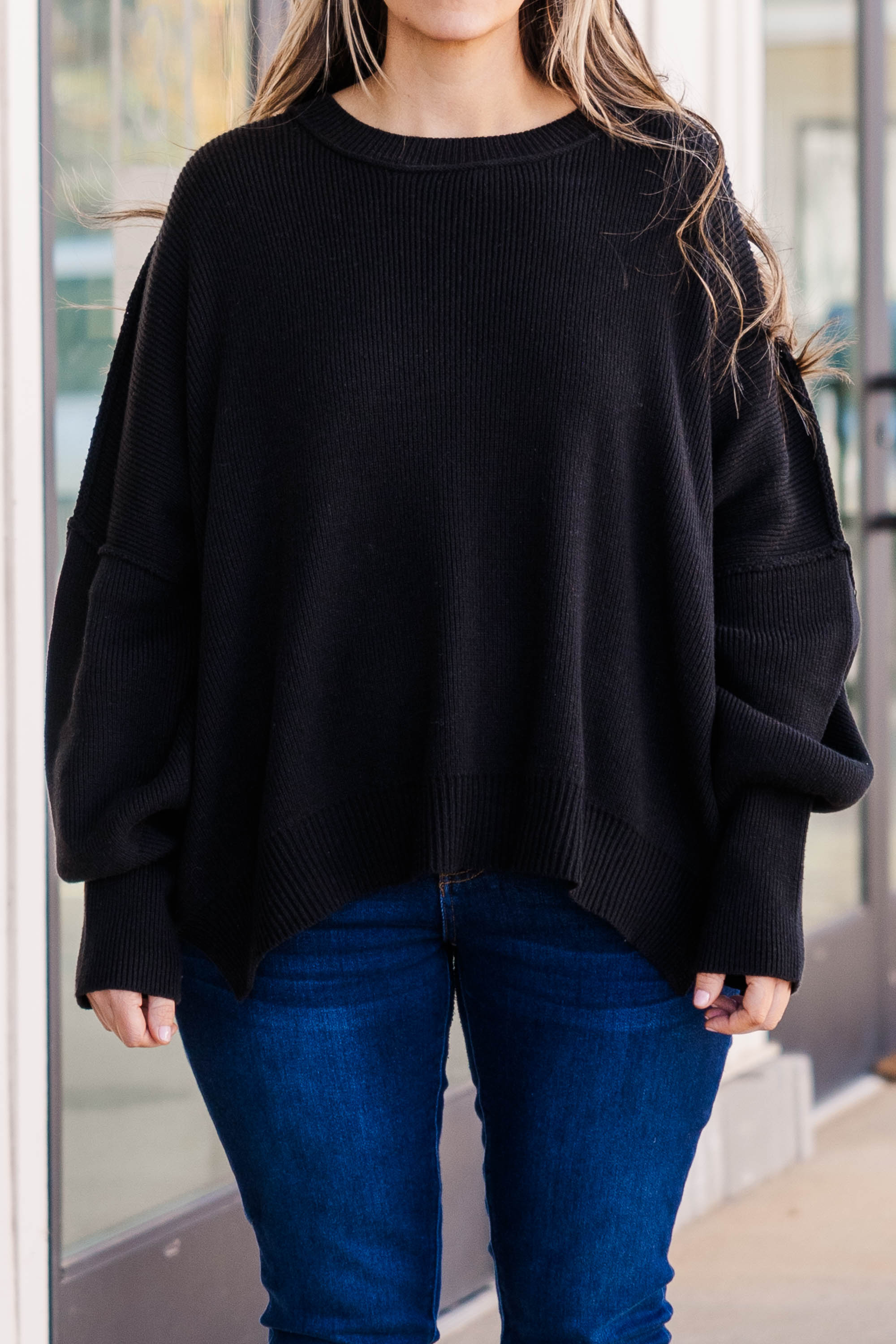 Magically Perfect Sweater, Black