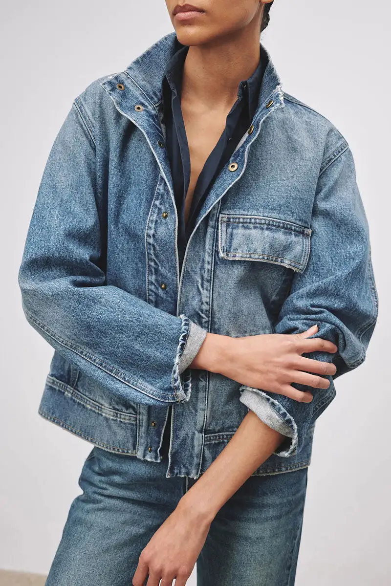 Marilou Denim Jacket - Ocean Wash