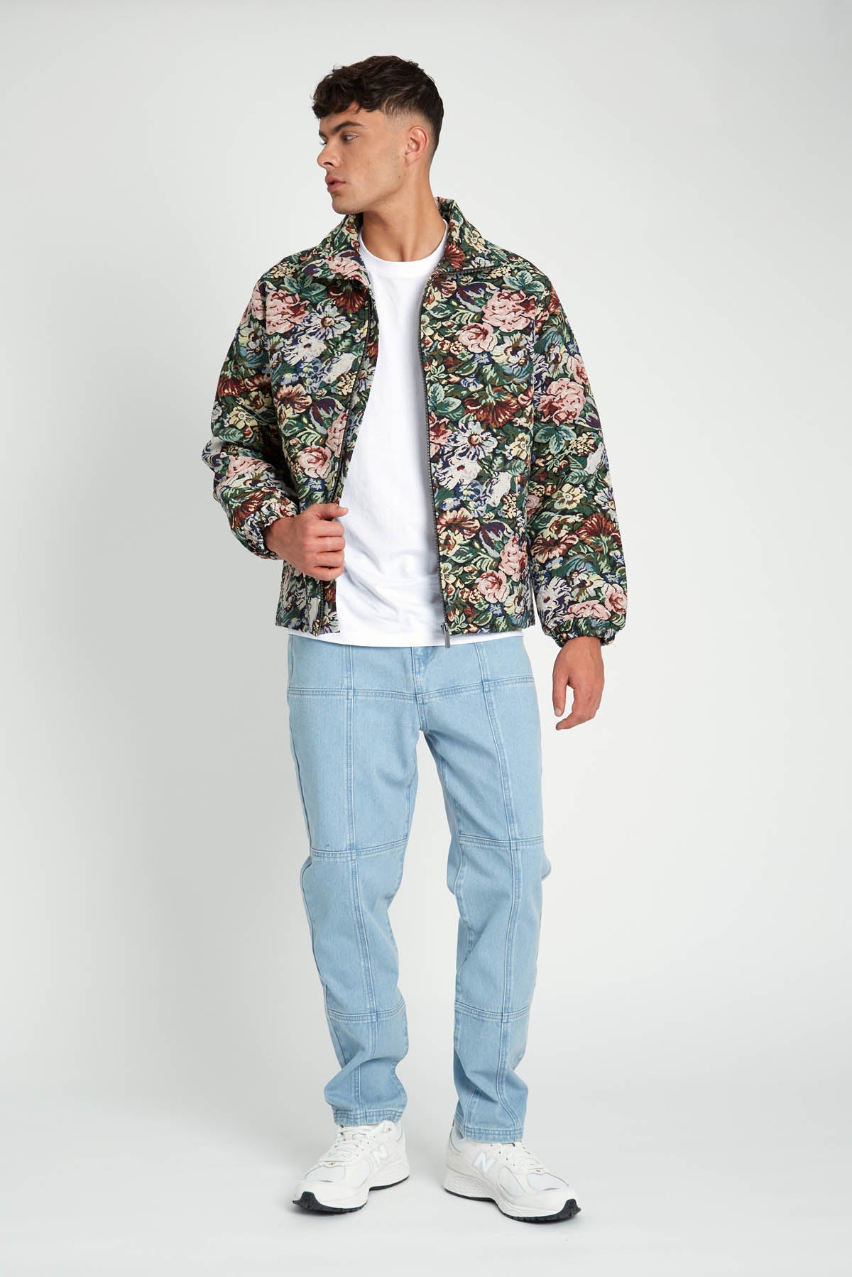 MEESTER FLORAL JACQUARD PADDED JACKET