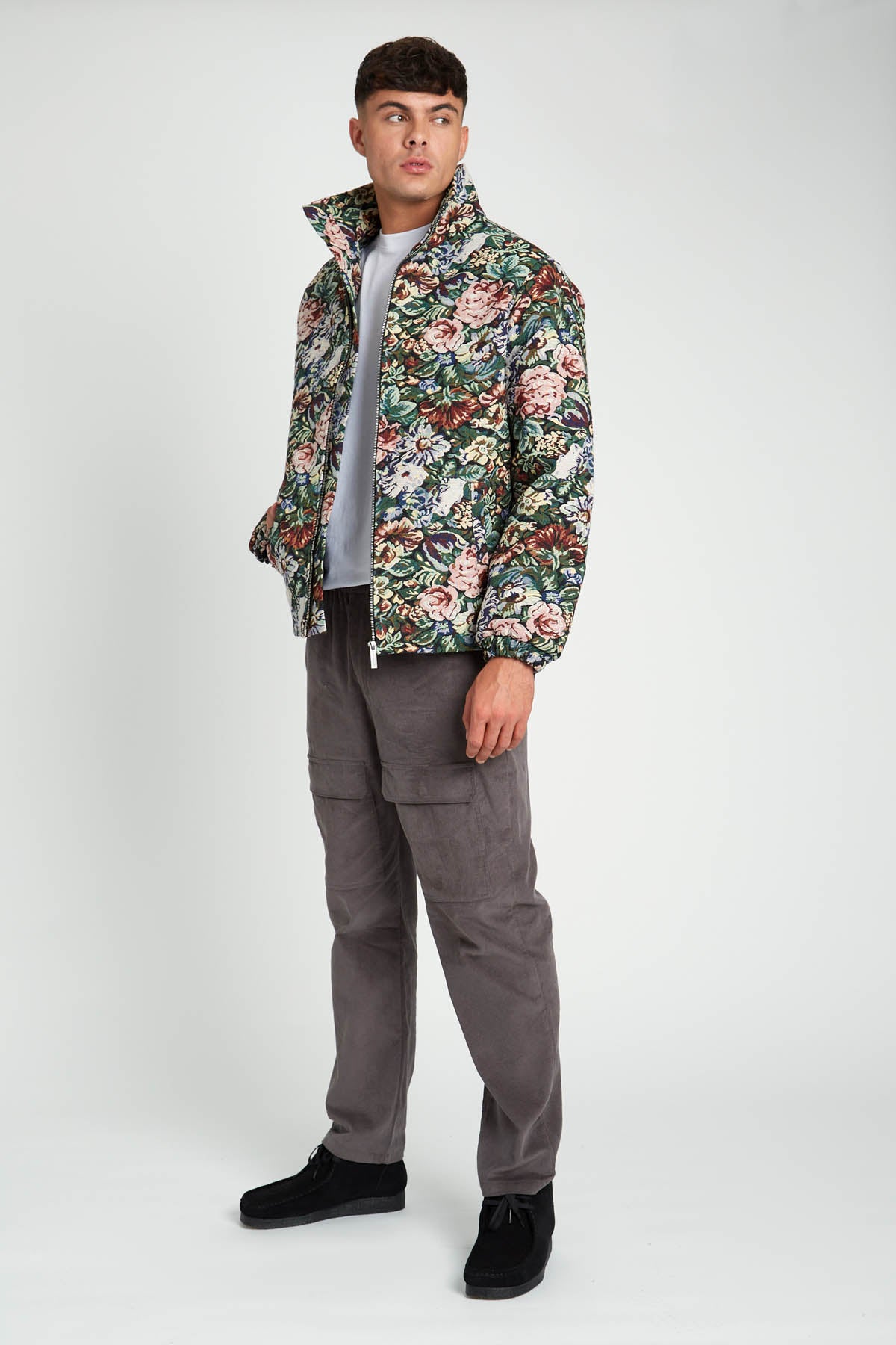 MEESTER FLORAL JACQUARD PADDED JACKET