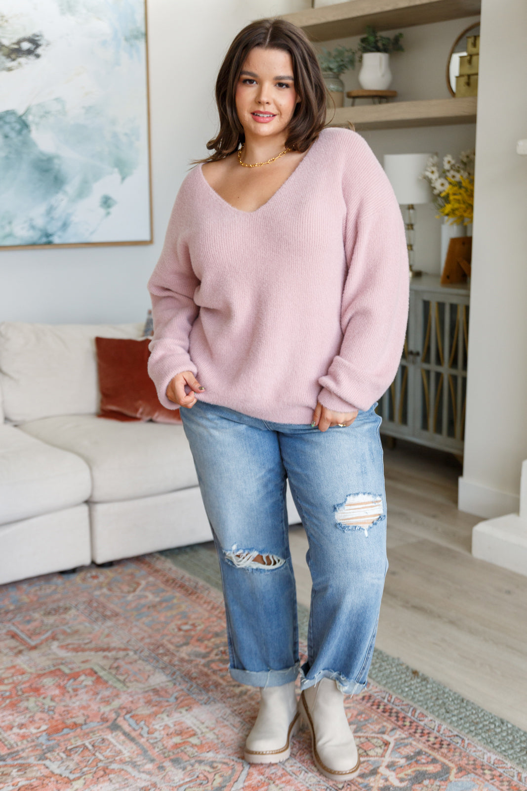 Meg V-Neck Sweater